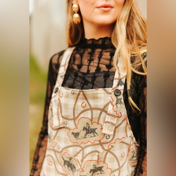 Reata Romper - Gingham - Picture 3 of 6